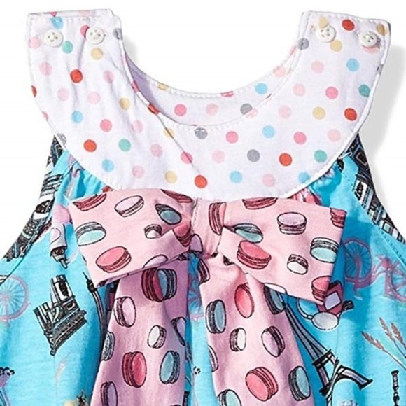 Jelly The Pug Girls Sun Suit Bubble Romper Summer Outfit Size 24M - Picture 5 of 6